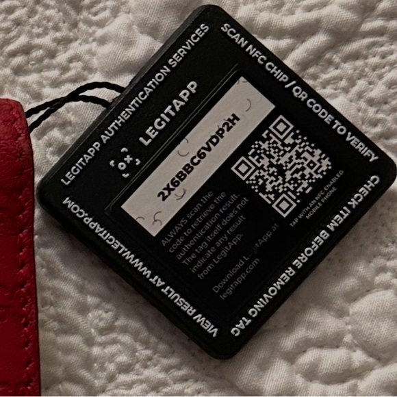 🩵Gucci Red Women's Wallet. Microguccissima🩵 - Picture 7 of 7